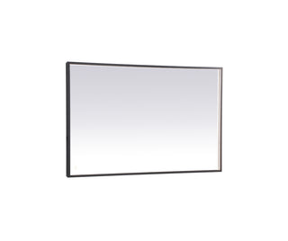 Pier 30x48 inch LED mirror with adjustable color temperature 3000K/4200K/6400K in black