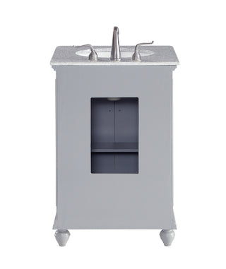 24 In. Single Bathroom Vanity Set In Light Grey