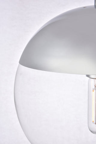 Eclipse 1 Light Chrome Pendant With Clear Glass