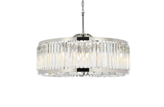 Chelsea 10 light polished nickel Chandelier Clear Royal Cut Crystal