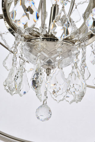 Geneva 25 light polished nickel Chandelier Clear Royal Cut crystal