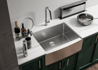 Stainless Steel farmhouse kitchen sink L27'' x W22'' x H10"