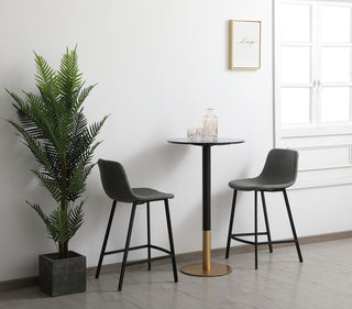 23 inch pub table in black