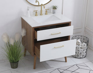 30 inch bathroom vanity in White