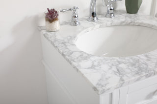 21 inch Single bathroom vanity in white