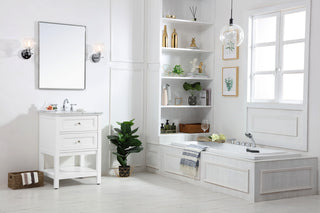 42 in. Single bathroom vanity set in White