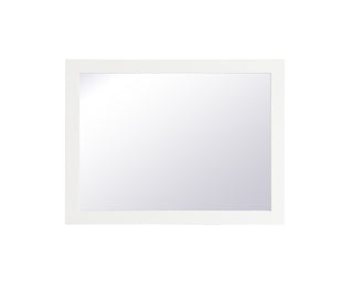 Aqua rectangle vanity mirror 24 inch in White