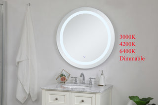 Helios 32 inch Hardwired LED mirror with touch sensor and color changing temperature 3000K/4200K/6400K