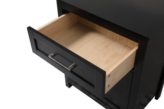24 Inch Wide Bathroom Storage Freestanding Cabinet In Black