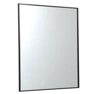 Metal frame rectangle mirror 36 inch in Black