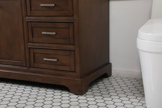 60 inch Single bathroom vanity in teak