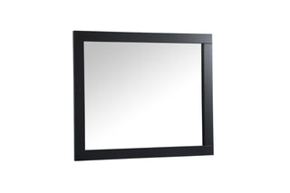 Aqua vanity mirror 30x36 inch in black