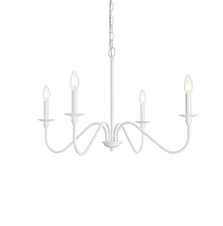 Rohan 30 inch chandelier in White