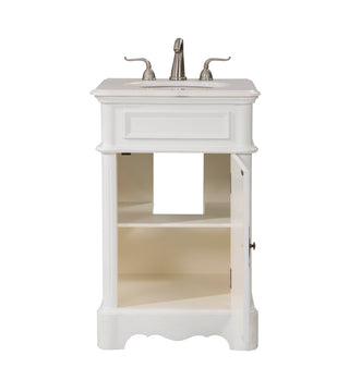 21 In. Single Bathroom Vanity Set In Antique White