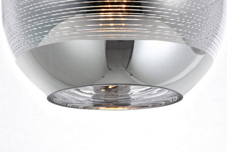 Reflection Collection Pendant D9.5in H9.5in Lt:1 Chrome finish