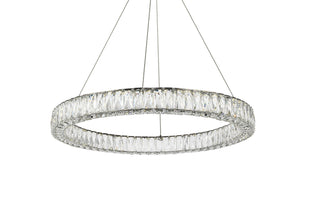 Monroe Integrated LED chip light Chrome Chandelier Clear Royal Cut Crystal