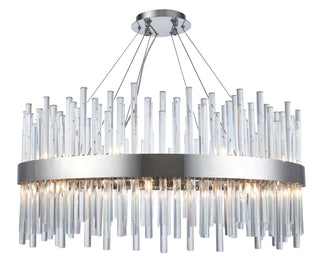 Dallas 18 light Chrome Chandelier Clear Royal Cut Crystal