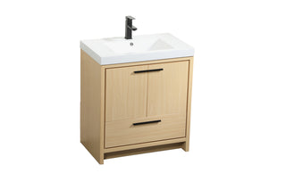 30 inch Single bathroom vanity in Maple