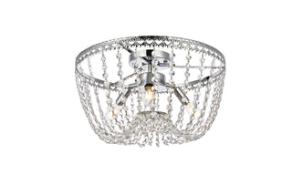 Kylie 16 inch flush mount in chrome