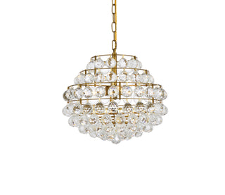 Savannah 16 inch pendant in brass