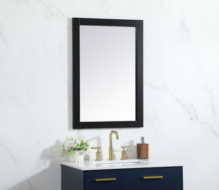 Cole vanity mirror 22 x 32 inch in black