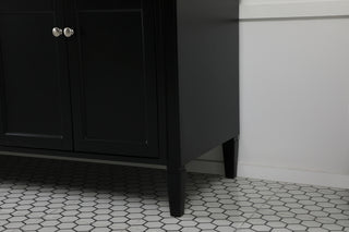 72 inch double bathroom vanity in black