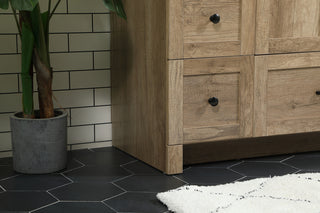 48 inch Single bathroom vanity in natural oak