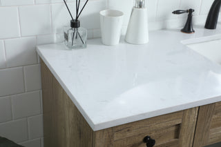 54 Inch ADA Compliant Bathroom Vanity In Natural Oak