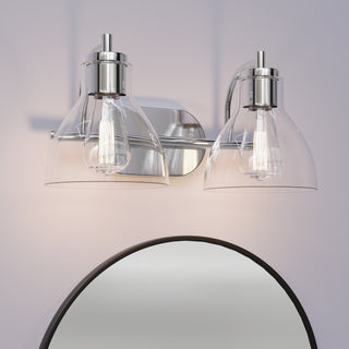 Knightsdale 17.5" 2-Light Vanity - Chrome