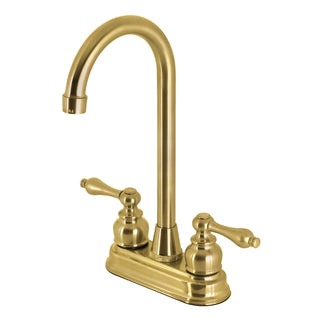Victorian Bar Prep Faucet in Brushed Brass