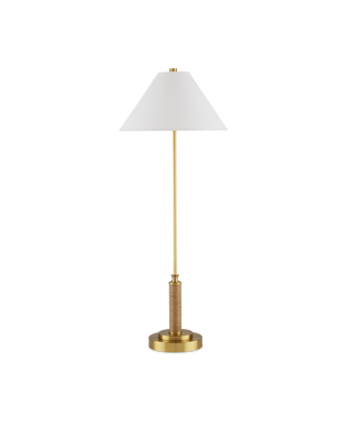 Ippolito Brass Console Lamp