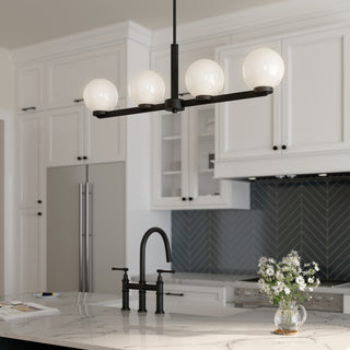 Ardeva 36" Wide 4-Light Linear Chandelier
