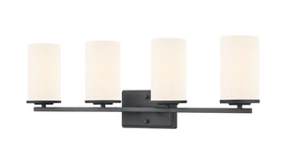 Verlana 27.75" 4-Light Vanity - Matte Black