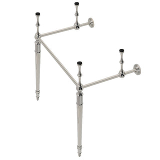 Edwardian 22.31 Inch Console Sink in Polished Nickel