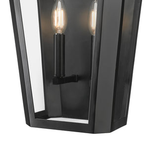 Sumerlin 19" High 2-Light Outdoor Wall Sconce - Powder Coated Black