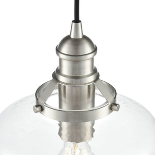 Khrisa 10" Wide 1-Light Pendant - Brushed Nickel