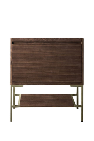 31.5 Inch Mantova Freestanding Vanity in Mid-Century Walnut /  Top
