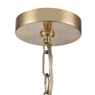 Verlana 19" Wide 3-Light Chandelier - Modern Gold