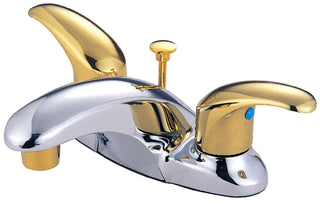 Legacy 4 Inch Centerset Bathroom Faucet in Polished Chrome/Polished Brass