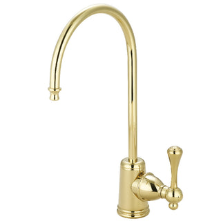 Vintage Water Filtration Faucet in Polished Brass