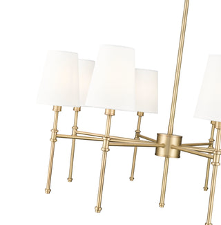 Adorra 30" Wide 8-Light Chandelier - Vintage Brass