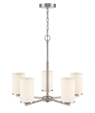 Verlana 24" 5-Light Chandelier - Brushed Nickel