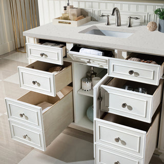 48 Inch Bristol Freestanding Vanity in Bright White / Lime Delight Top