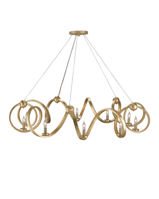 Ringmaster Gold Chandelier