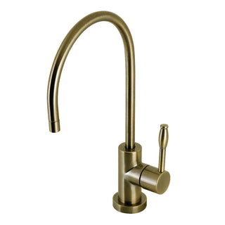 Nustudio Water Filtration Faucet in Antique Brass