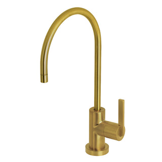 Continental Water Filtration Faucet in Brushed Brass