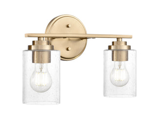 Moven 14.25" Wide 2-Light Vanity - Modern Gold