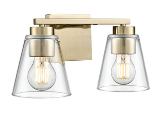 Strayhan 13" 2-Light Vanity - Modern Gold