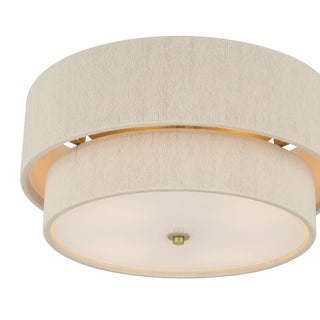 Helbert 18" Wide 4-Light Flush Mount