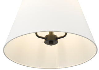 Adorra 16" Wide 3-Light Pendant - Matte Black